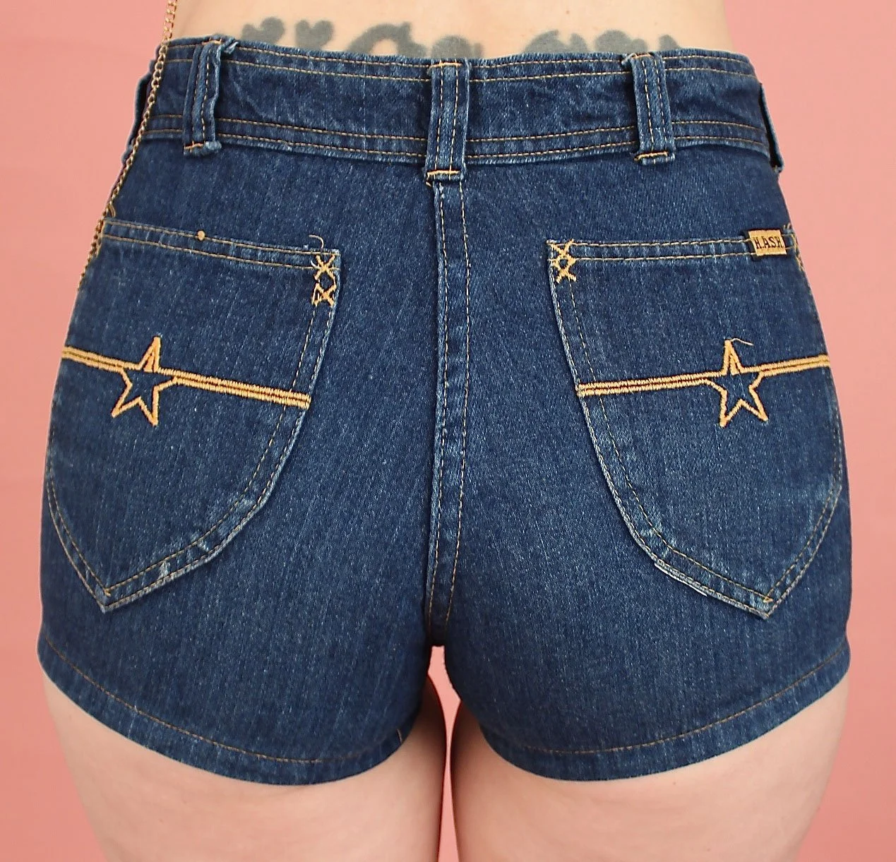 Original Vintage RAINBOW Embroidered BELL BOTTOM Jeans by Faded
